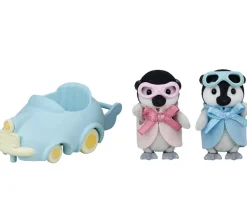 Pinguini Con Auto Personaggi E Playset Del Meraviglioso Mondo Sylvanian Families