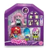 Pinypon Terrific Friends, Quattro Personaggi Con Accessori Che Brillano Al Buio