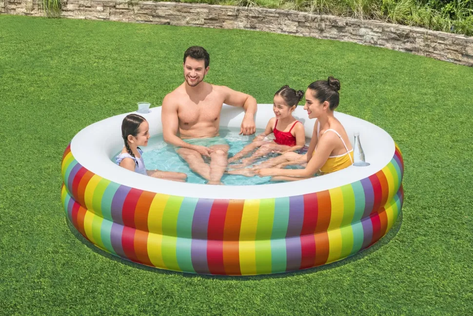 Piscina Gonfiabile "Family" Bestway® Rainbow Dreams , 6 Anni+