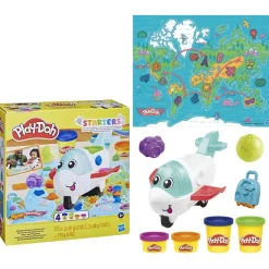 Play-Doh, Il Mio Primo Aeroplano Esploratore, Starter Set Per Attivita Manuali, Per Bambini E Bambine