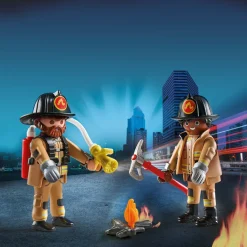 Playmobil 71207 Duopack Pompieri In Azione Per Bambini Da 4 Anni In Su