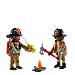 Playmobil 71207 Duopack Pompieri In Azione Per Bambini Da 4 Anni In Su