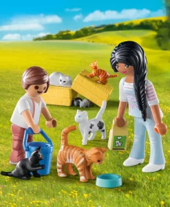 Playmobil 71309 Famiglia Di Gatti Per Bambini Dai 4 Anni