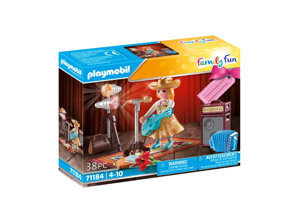 Playmobil 71184 Gift Set Cantante Country Dai 4 Anni In Su