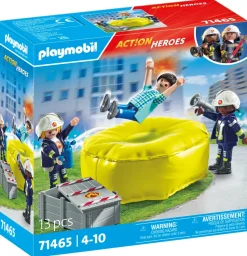 Playmobil 71465 Materasso Di Salvataggio Dei Pompieri Per Bambini Dai 4 Anni