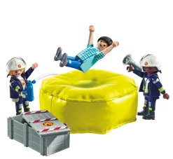 Playmobil 71465 Materasso Di Salvataggio Dei Pompieri Per Bambini Dai 4 Anni