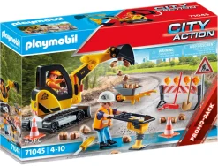 Playmobil City Action Promo Pack Cantiere Stradale Per Bambini Dai 4 Anni In Su