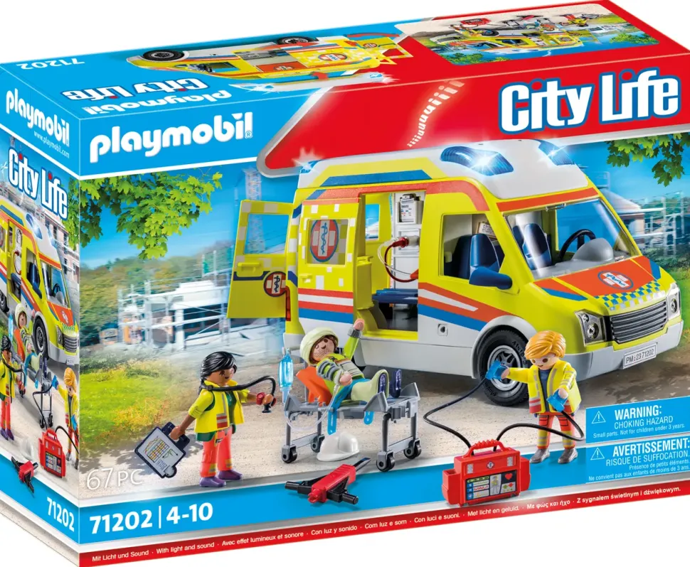 Playmobil City Life 71202 Ambulanza Per Bambini Dai 4 Anni In Su
