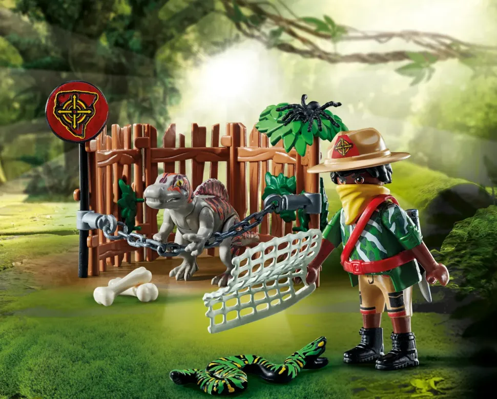 Playmobil Dino Rise 71265 Spinosauro Cucciolo Giocattolo Per Bambini Dai 5 Anni