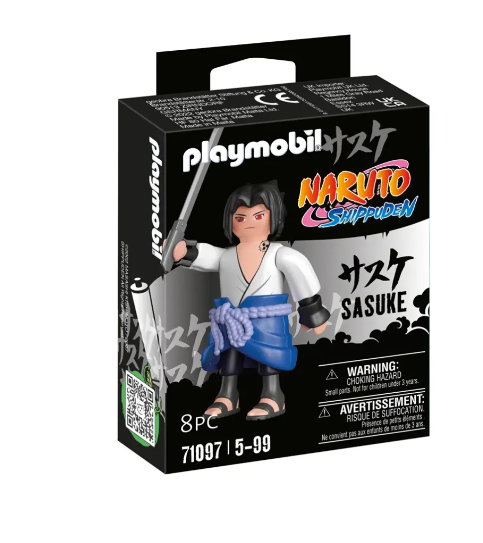 Playmobil Naruto Shippuden 71097 Sasuke Con Katana, Dai 5 Anni In Su