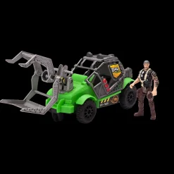 Playset Dinosauro Con Veicolo