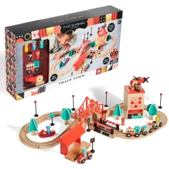Playset Trenino Con Pista E Citta