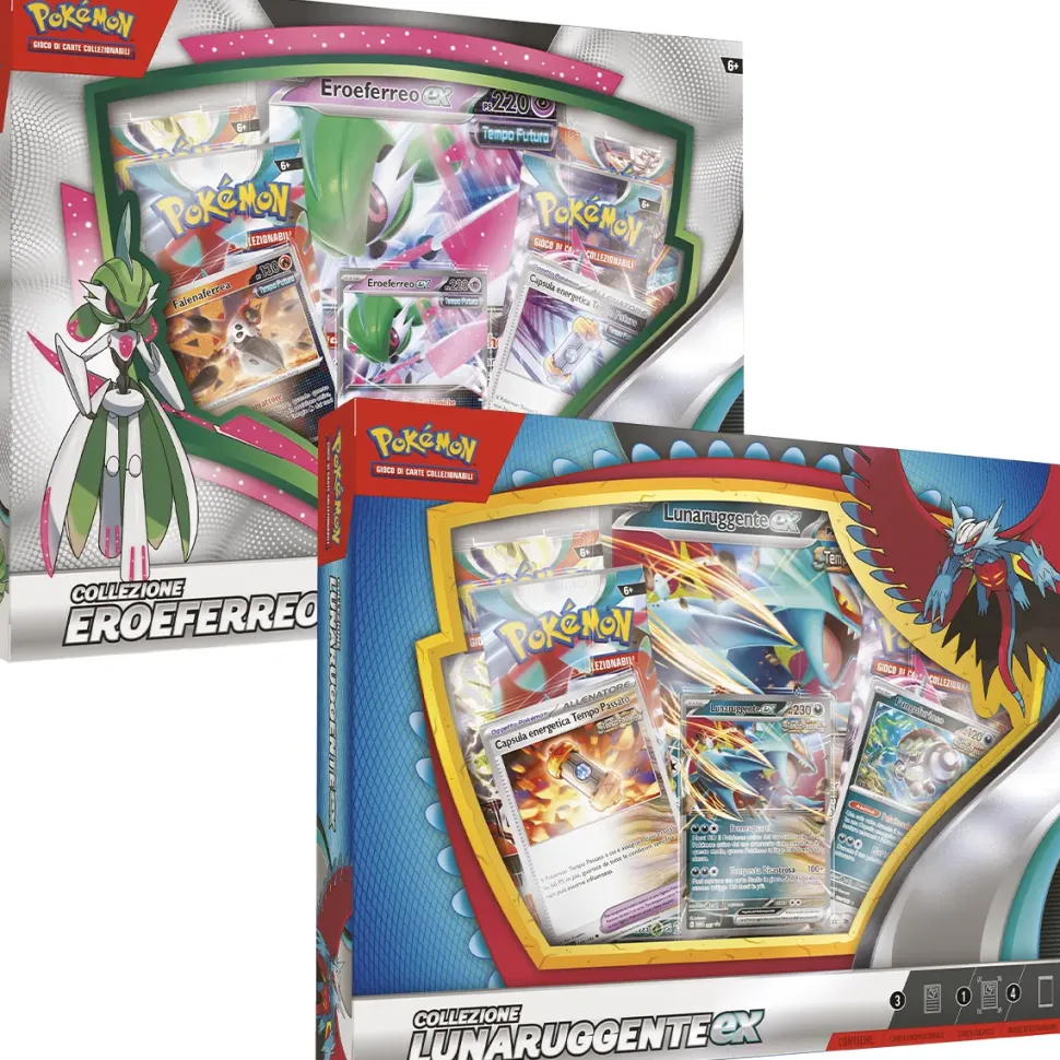 Pokemon Collezione Lunaruggente Ex E Eroeferreo Ex