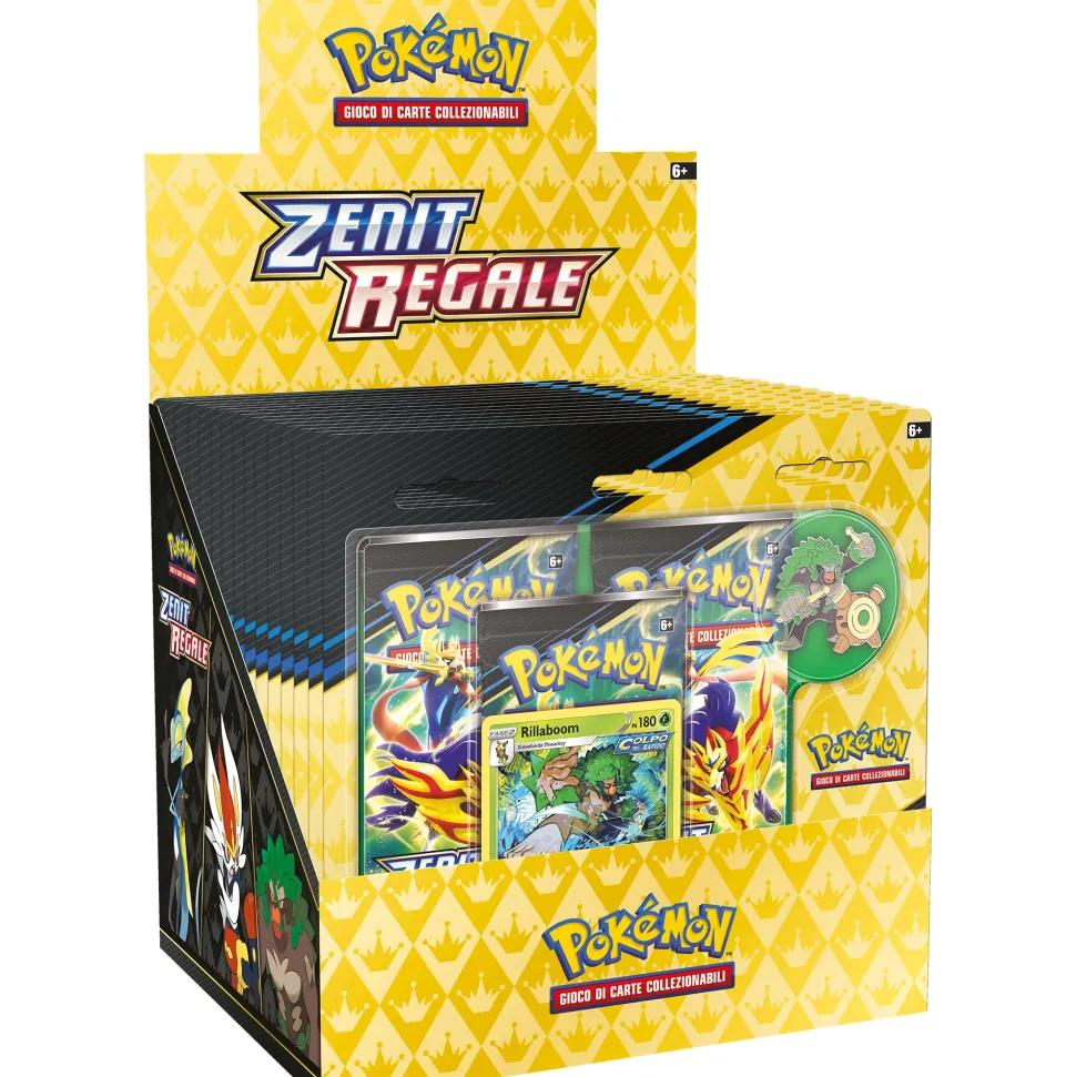 Pokemon Collezione Spilla Rillaboom, Cinderace O Inteleon Zenit Regale