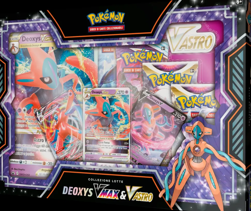 Pokemon Collezioni Lotte Zeraora-Vmax E V Astro / Deoxys-Vmax E V Astro