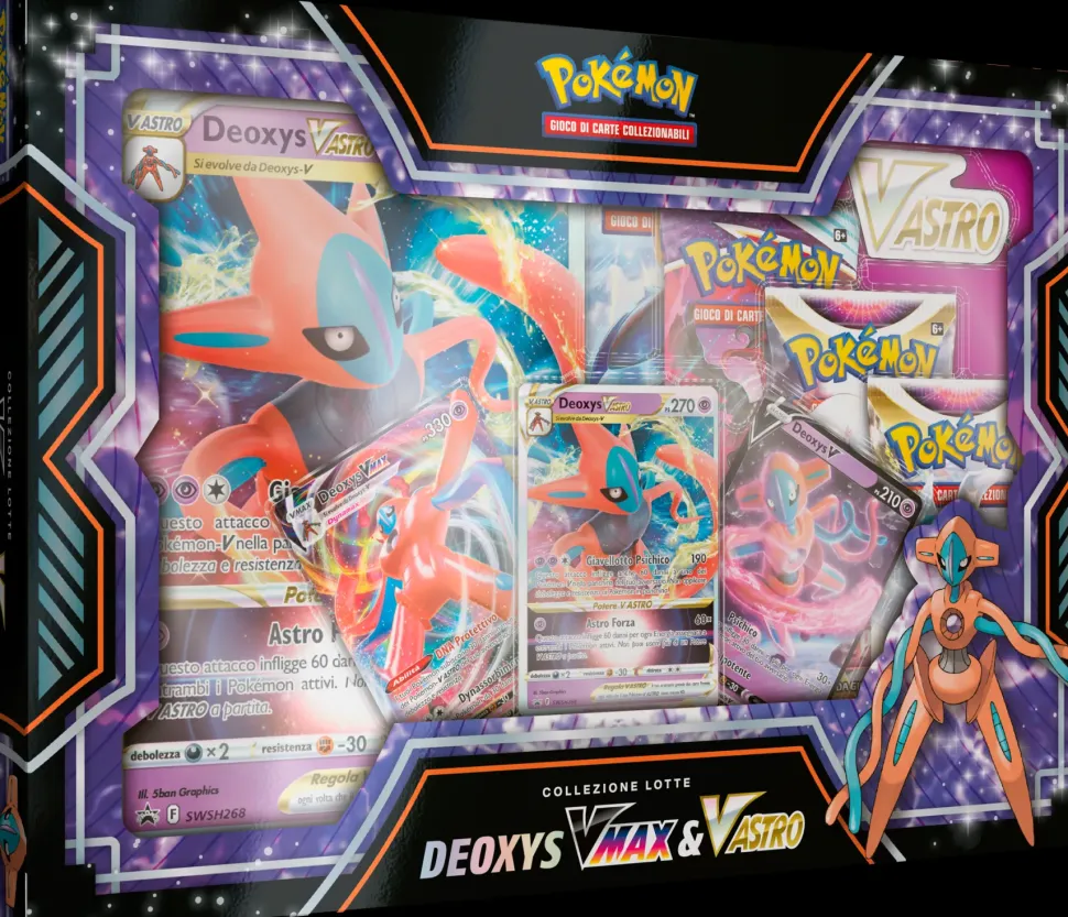 Pokemon Collezioni Lotte Zeraora-Vmax E V Astro / Deoxys-Vmax E V Astro