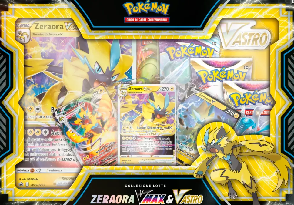 Pokemon Collezioni Lotte Zeraora-Vmax E V Astro / Deoxys-Vmax E V Astro
