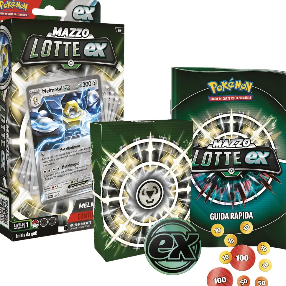 Pokemon Mazzi Lotte Ex Melmetal-Ex E Houndoom-Ex