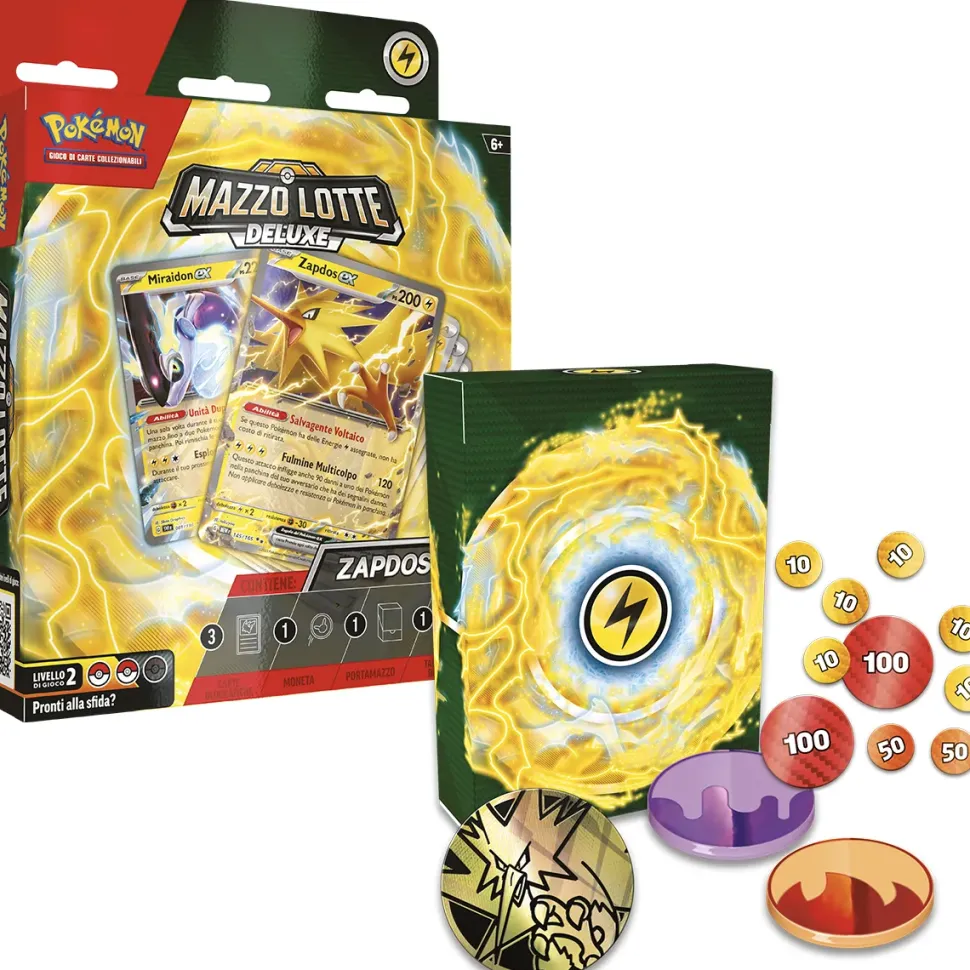 Pokemon Mazzo Lotte Deluxe Ninetales-Ex E Zapdos-Ex