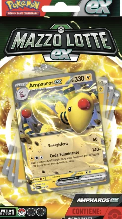 Pokemon Mazzo Lotte Ex Ampharos-Ex / Lucario-Ex