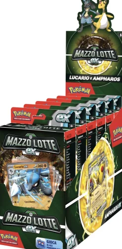 Pokemon Mazzo Lotte Ex Ampharos-Ex / Lucario-Ex
