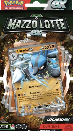 Pokemon Mazzo Lotte Ex Ampharos-Ex / Lucario-Ex