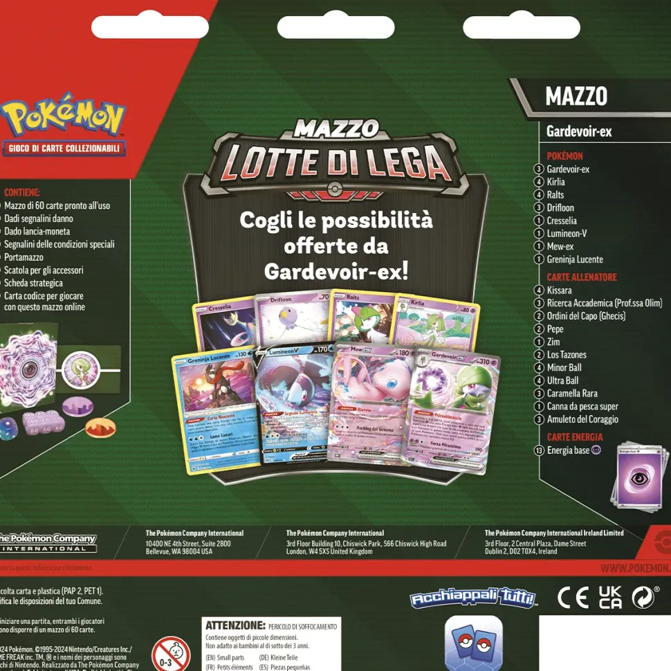 Pokemon Mazzo Lotte Lega Gardevoir Ex