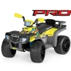 Polaris Sportsman Pro Citrus Peg Perego- L'Emozione Di Guidare Un Quad Elettrico Con Prestazioni Di Alto Livello Su Tutti I Terreni. Ruote Gommate E 2 Motori Silenziosi Con Una Potenza Di Ben 840W. 6 Anni +.