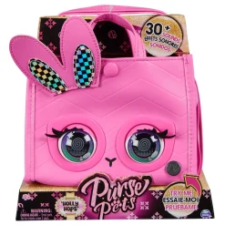 Purse Pets Borsetta Tote Perfect In Versione Coniglietto | Borsetta Interattiva Per Bambina Con Oltre 30 Suoni E Reazioni, Giocattoli Per Bambine Dai 4 Anni In Su