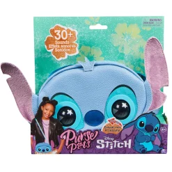 Purse Pets, Disney Stitch, Giocattolo Interattivo E Borsetta Con Oltre 30 Suoni E Reazioni, Borsetta A Tracolla, Giocattoli Per Bambine