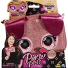 Purse Pets, Mini Borsetta Rosa Con Occhi Arcobaleno Che Si Illuminano, Giocattoli Per Bambine Dai 4 Anni In Su