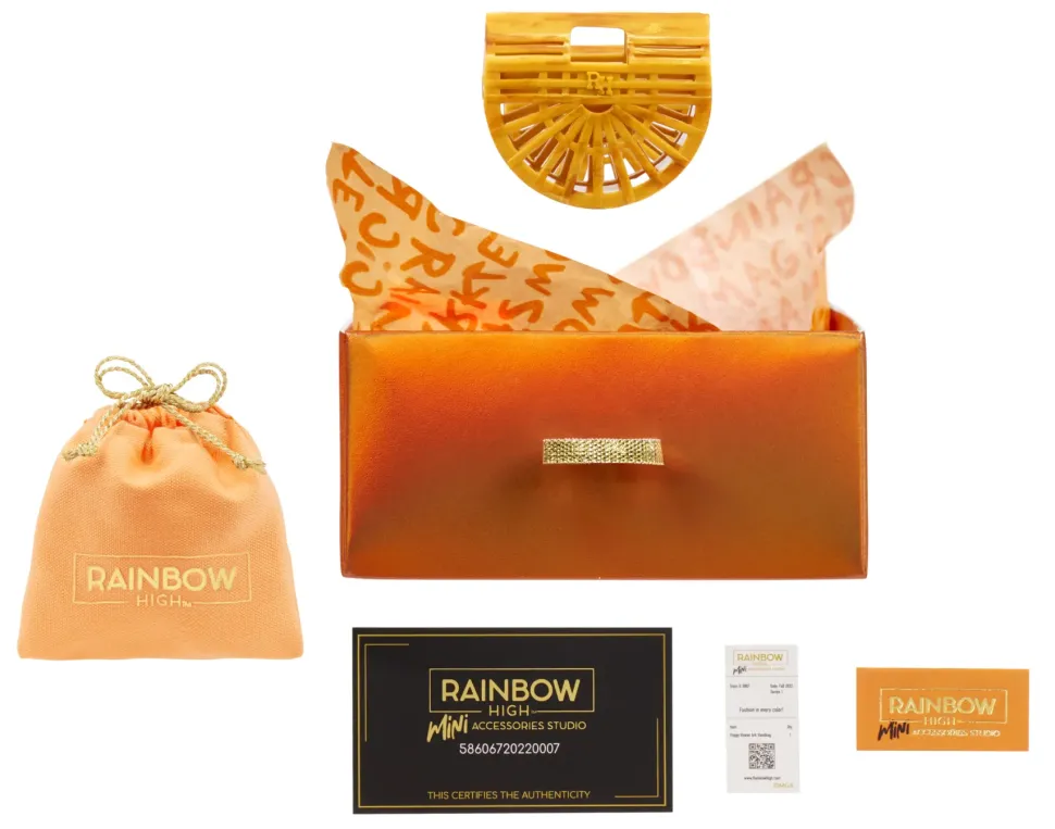 Rainbow High Accessories Mini Borse Da Studio 27 Borse Collezionabili Contiene 1 Accessorio Di Alta Gamma