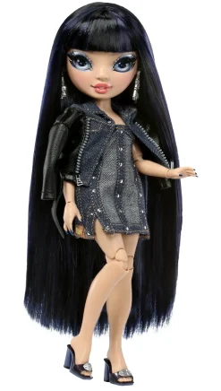 Rainbow High Fashion Doll Serie 5: Kim Nguyen. Bambola Blu Con Vestito Alla Moda E Oltre 10 Accessori Di Gioco Colorati.
