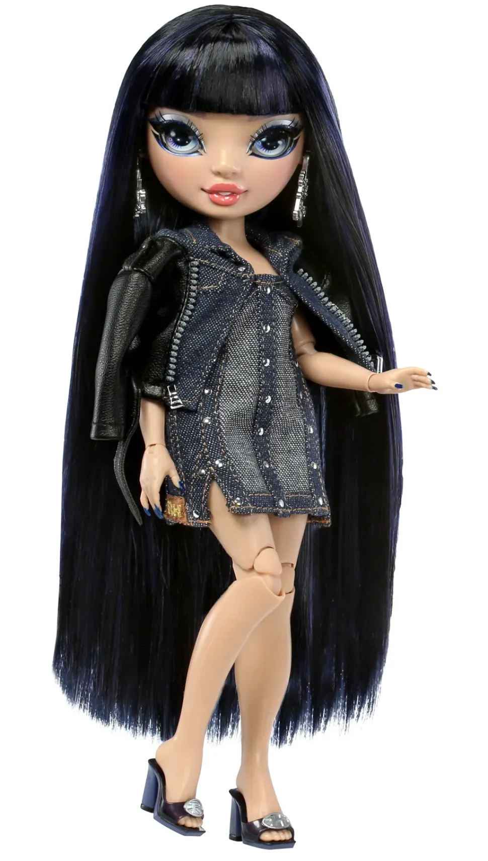 Rainbow High Fashion Doll Serie 5: Kim Nguyen. Bambola Blu Con Vestito Alla Moda E Oltre 10 Accessori Di Gioco Colorati.