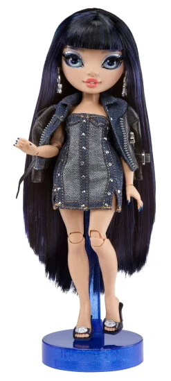 Rainbow High Fashion Doll Serie 5: Kim Nguyen. Bambola Blu Con Vestito Alla Moda E Oltre 10 Accessori Di Gioco Colorati.