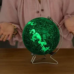 Ravensburger 3D Puzzle Globo Glow In The Dark Costellazioni, Impara Al Geografia In Inglese, 180 Pezzi, 6+ Anni