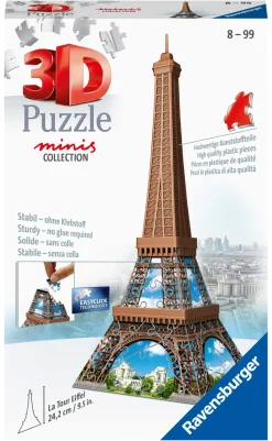 Ravensburger 3D Puzzle Mini Tour Eiffel, 54 Pezzi, 8 Anni