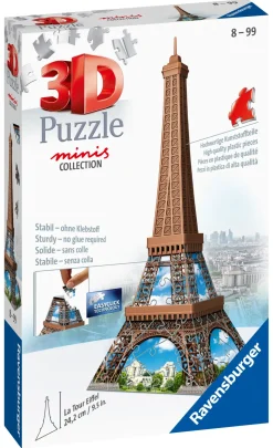 Ravensburger 3D Puzzle Mini Tour Eiffel, 54 Pezzi, 8 Anni
