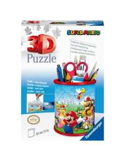 Ravensburger 3D Puzzle Portapenne Super Mario, 54 Pezzi, 6+ Anni