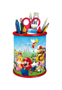 Ravensburger 3D Puzzle Portapenne Super Mario, 54 Pezzi, 6+ Anni