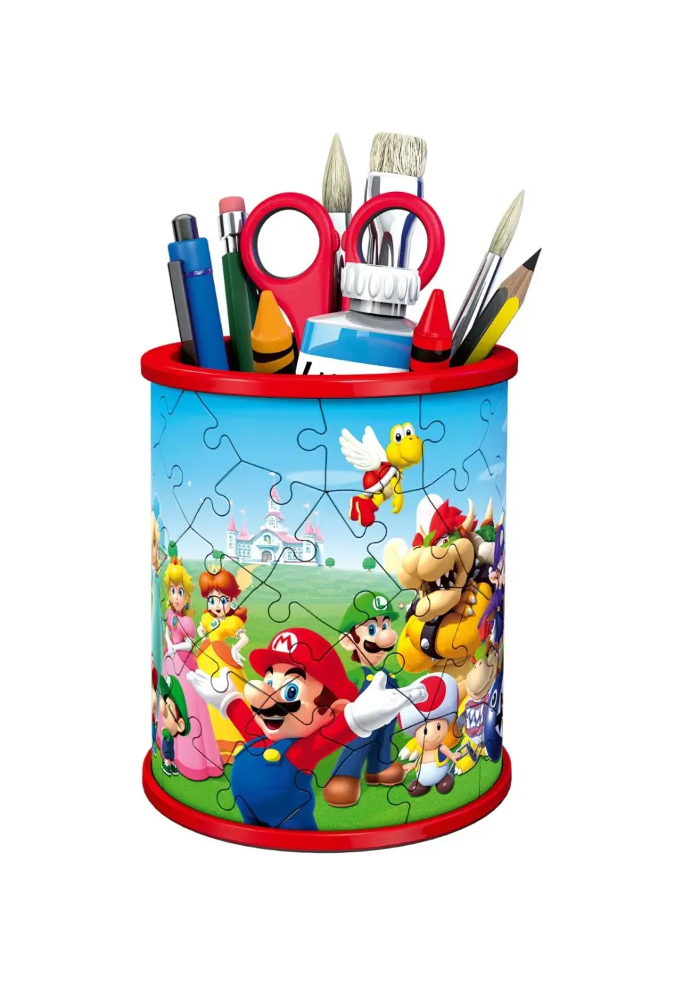 Ravensburger 3D Puzzle Portapenne Super Mario, 54 Pezzi, 6+ Anni