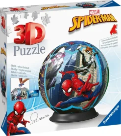 Ravensburger 3D Puzzle Puzzle Ball Spiderman, 72 Pezzi, 6+ Anni