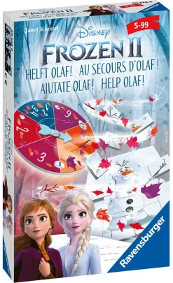 Ravensburger Frozen 2 Travel, Gioco Da Tavolo Tascabile, 2-4 Giocatori, 5+ Anni