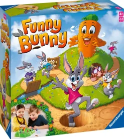 Ravensburger Funny Bunny, Gioco Da Tavolo, Da 2 A 4 Giocatori, 4+ Anni