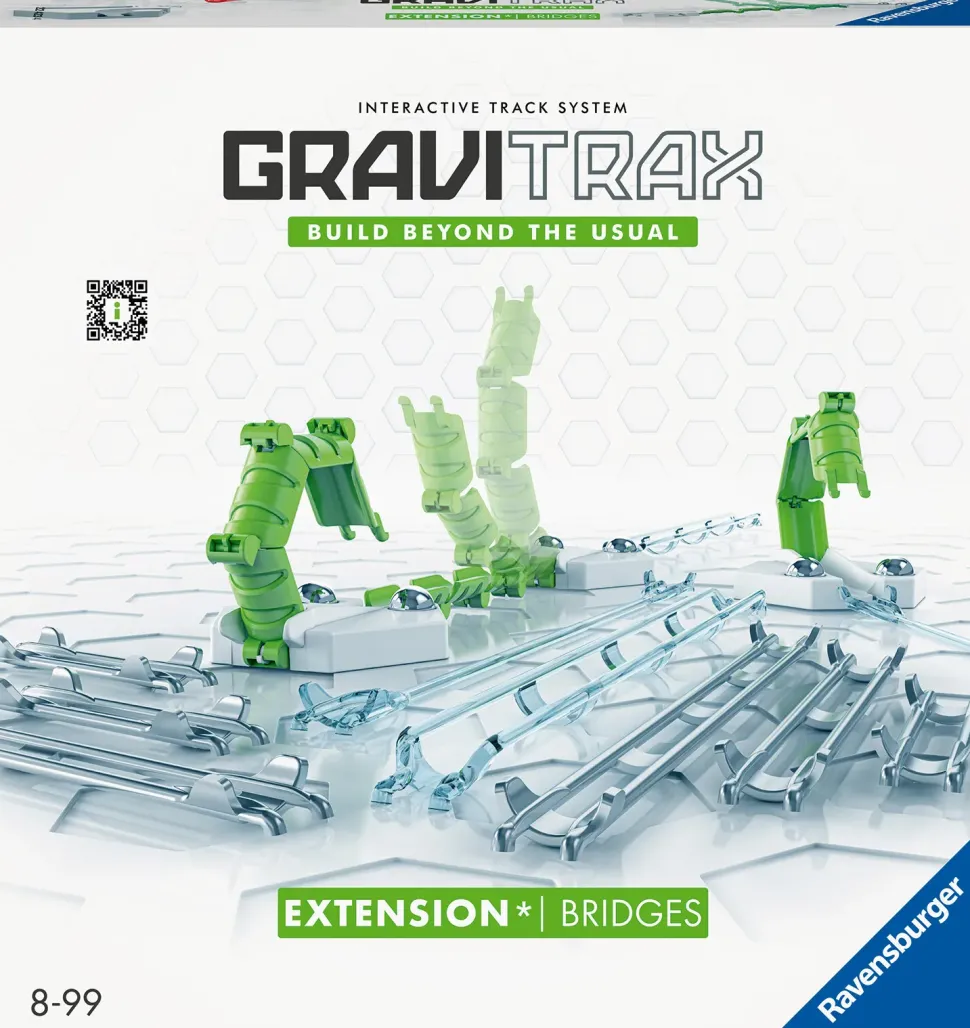 Ravensburger Gravitrax Bridges, Gioco Innovativo Ed Educativo Stem, 8+ Anni, Accessorio