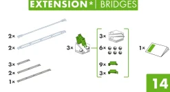 Ravensburger Gravitrax Bridges, Gioco Innovativo Ed Educativo Stem, 8+ Anni, Accessorio