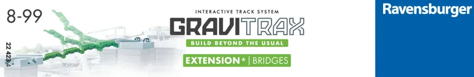 Ravensburger Gravitrax Bridges, Gioco Innovativo Ed Educativo Stem, 8+ Anni, Accessorio