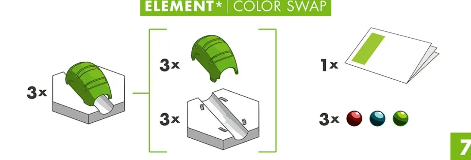 Ravensburger Gravitrax Color Swap, Gioco Innovativo Ed Educativo Stem, 8+ Anni, Accessorio