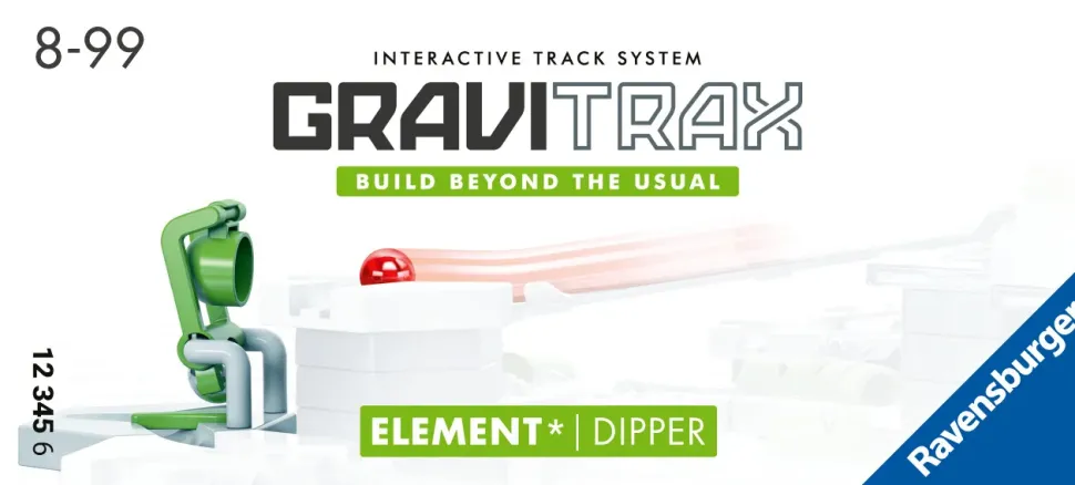 Ravensburger Gravitrax Dipper, Gioco Innovativo Ed Educativo Stem, 8+ Anni, Accessorio