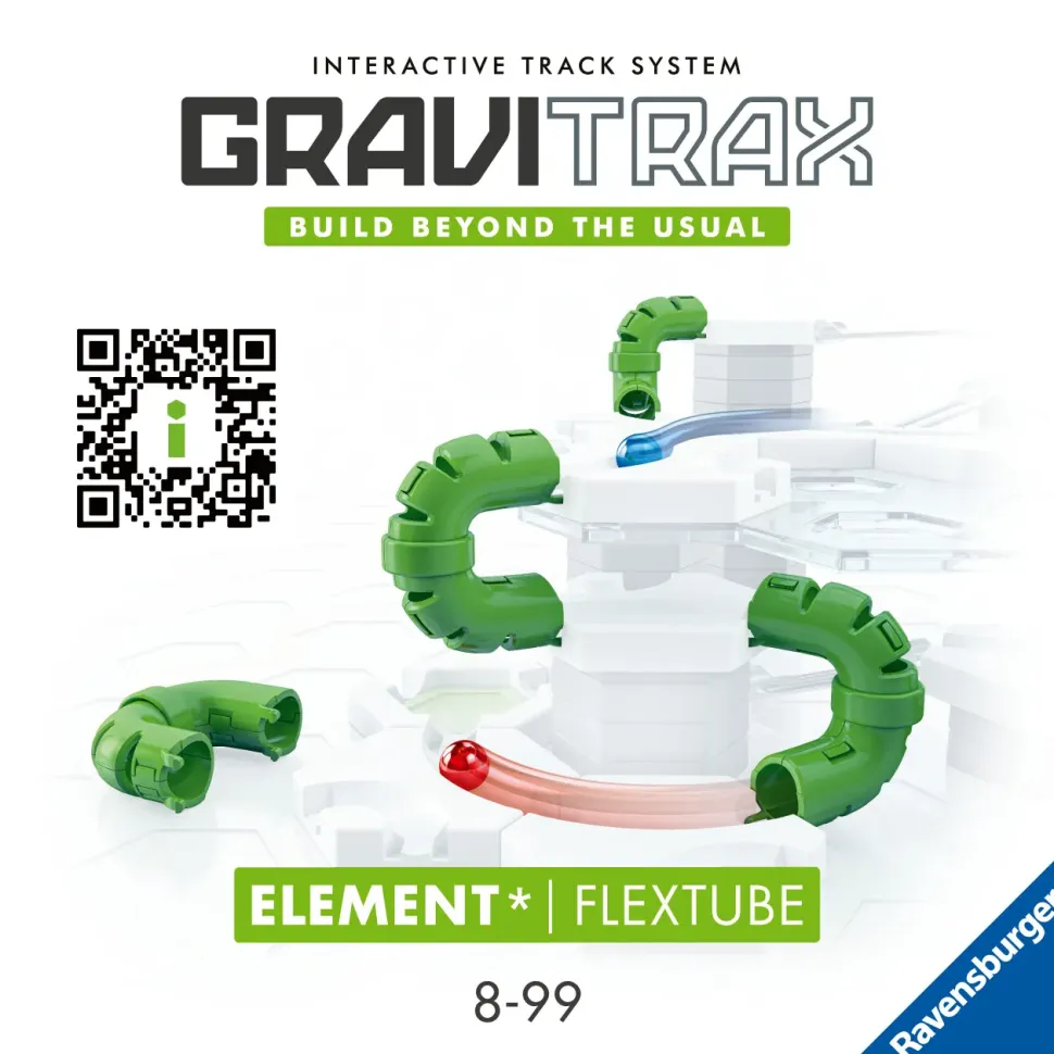 Ravensburger Gravitrax Flextube, Gioco Innovativo Ed Educativo Stem, 8+ Anni, Accessorio
